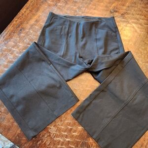 Old Navy Women’s  Wide Leg Pull On Pants Casual Dress Sz Medium High Rise BLACK